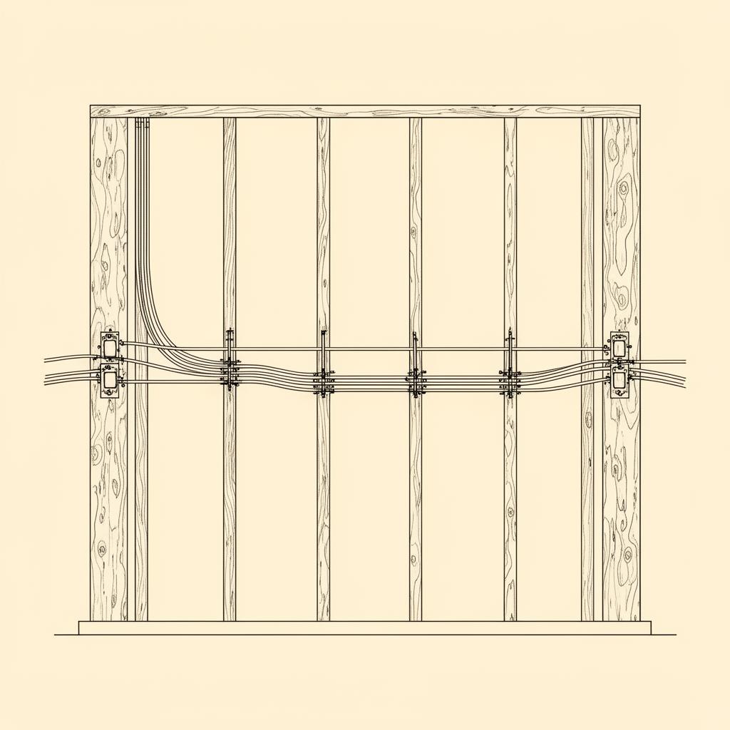 Wiring Infrastructure — architectural drawing